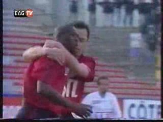 1/2 Finale Coupe de France 97  EAG-Montpellier : But de Wreh