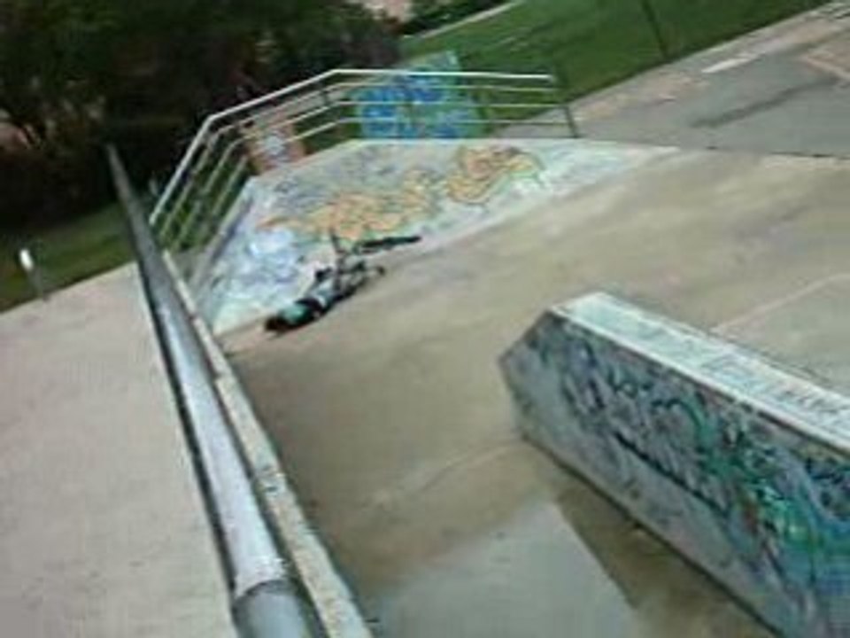 chute  en velo