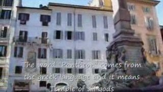 The PANTHEON and Piazza della Rotonda, ROME ITALY
