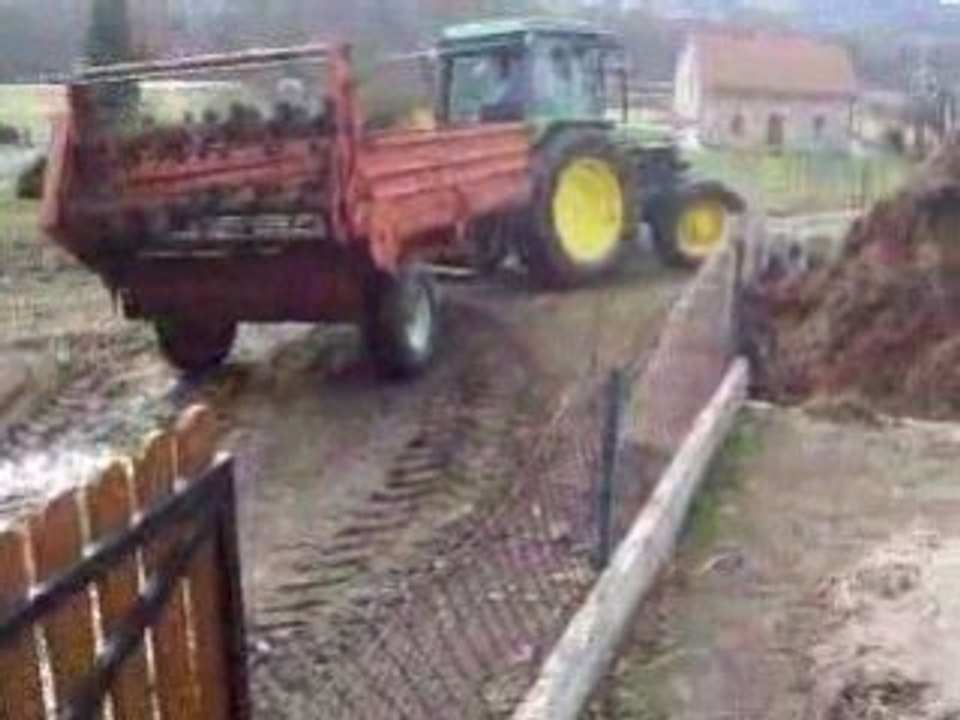 John deere 2850 fumier