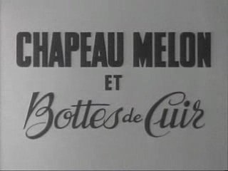 CHAPEAU MELON ET BOTTES DE CUIR