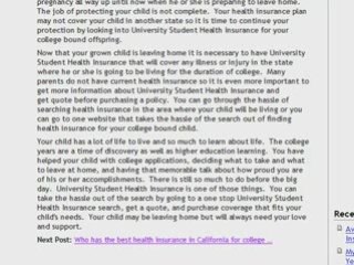 The Different Forms of Student Health Insurance