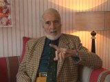 Horror legend Christopher Lee produces evil laugh
