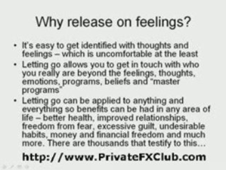 Ways Of Using The 3 Questions Of the Sedona Method Part 1