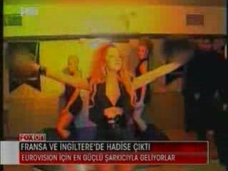 Hadise Kampa Girdi Fox Haber Eurovision 2009