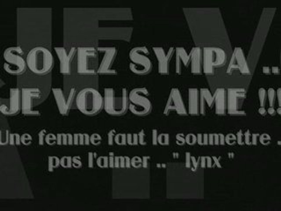 °° SOYEZ SYMPA .. JE VOUS AIME !!! [ 2 ]