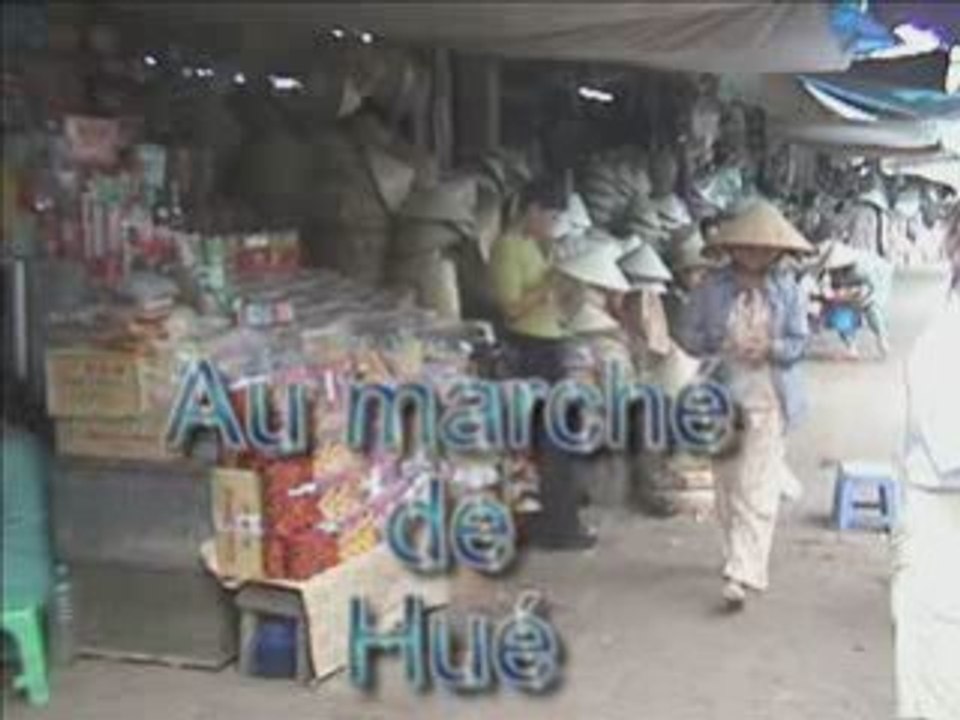 Hué Vietnam (le marché)