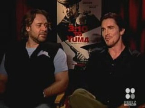 3:10 to Yuma / Interview : Christian Bale & Russell Crowe #2