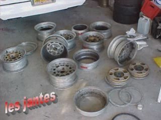 GOLF 1 VH montage Les jantes