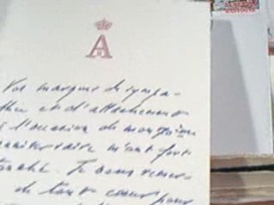 Lettre d'Altesse Le Roi Albert II de Belge