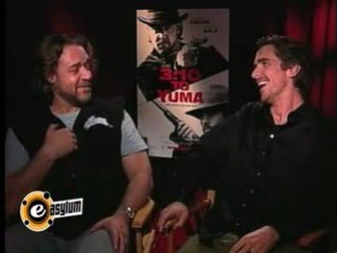 3:10 to Yuma / Interview : Christian Bale & Russell Crowe #4