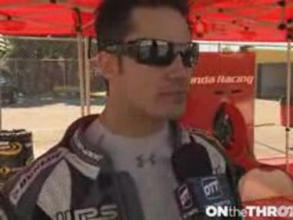 Chris Peris Daytona Dunlop Tire Test 08 with Erion Honda