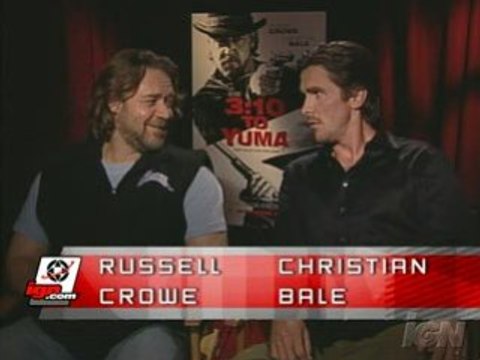 3:10 to Yuma / Interview : Christian Bale & Russell Crowe #6