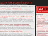 CustomIzed Motorcycle Insurance Saves Money