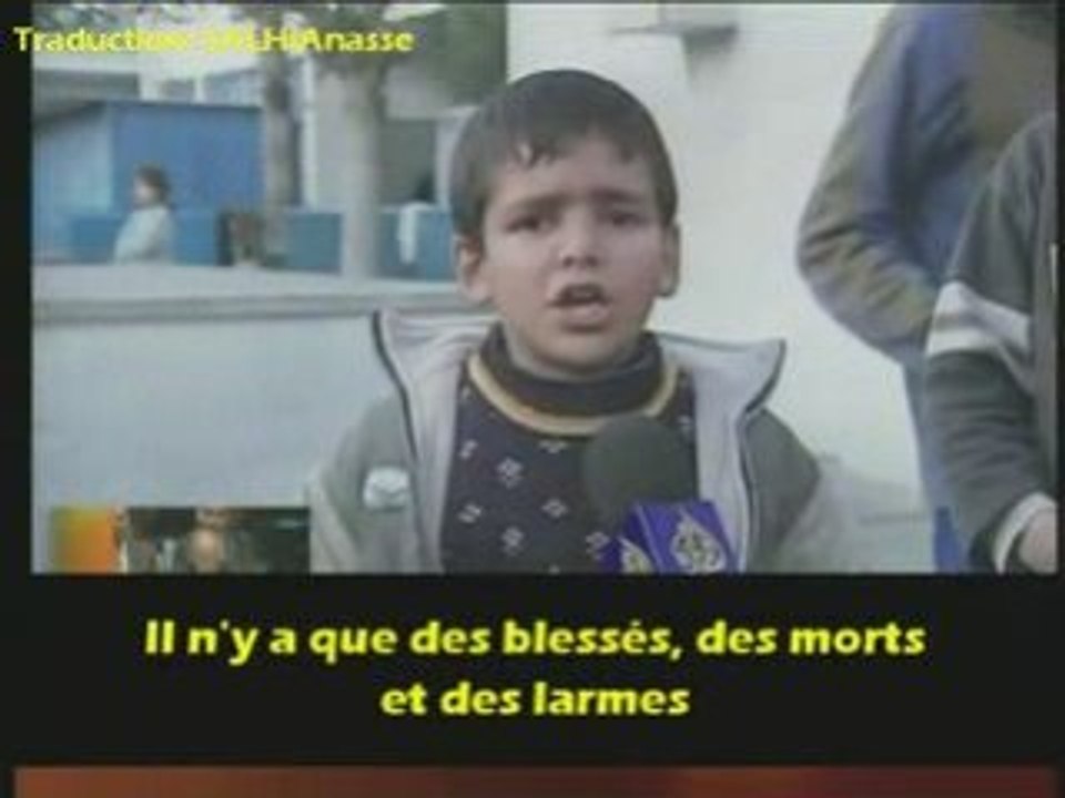 Un enfant de Gaza... je dirais plutôt un homme!