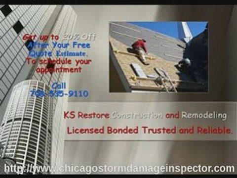 Chicago roofing damage inspector