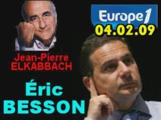 ITW de Eric Besson (04.02.09)