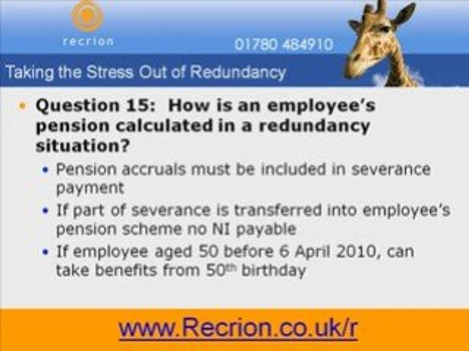 Redundancy Selection Criteria Matrix - Get Complimentary