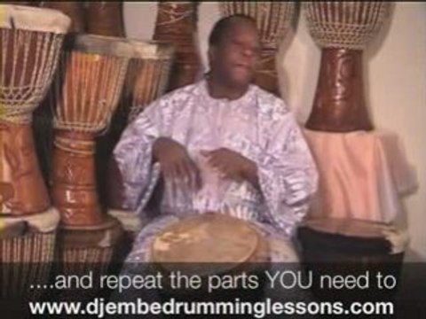 Djembe Drumming Teacher. Learn Quickly with Master Drummer