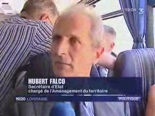 Déplacement d'Hubert Falco à Bitche