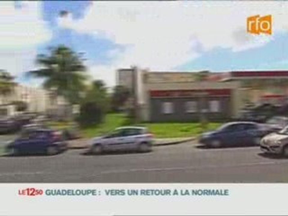 Guadeloupe greve la fin