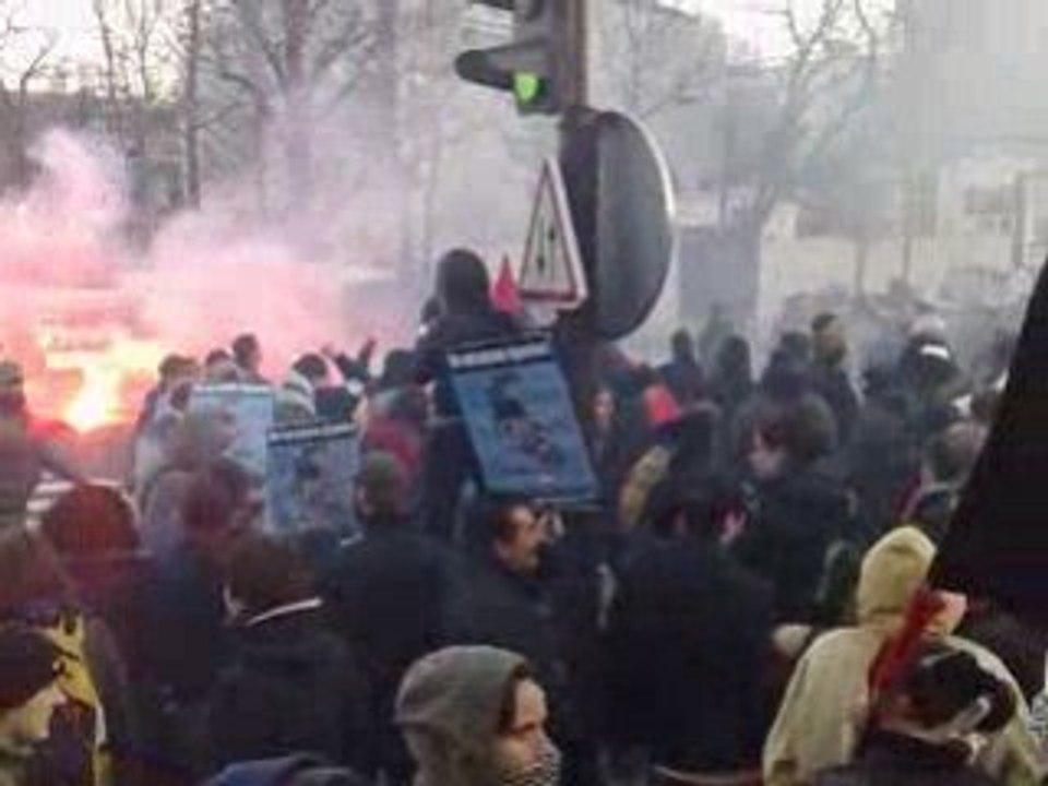 Manifestation pour les inculpés de Tarnac