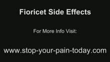 Fioricet Side Effects