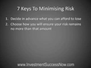 Learn to invest money: How do I invest with minimum risk?