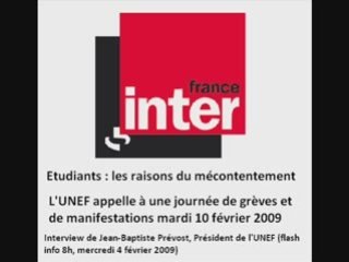 L'Unef appelle à faire grève et manifester le 10 février