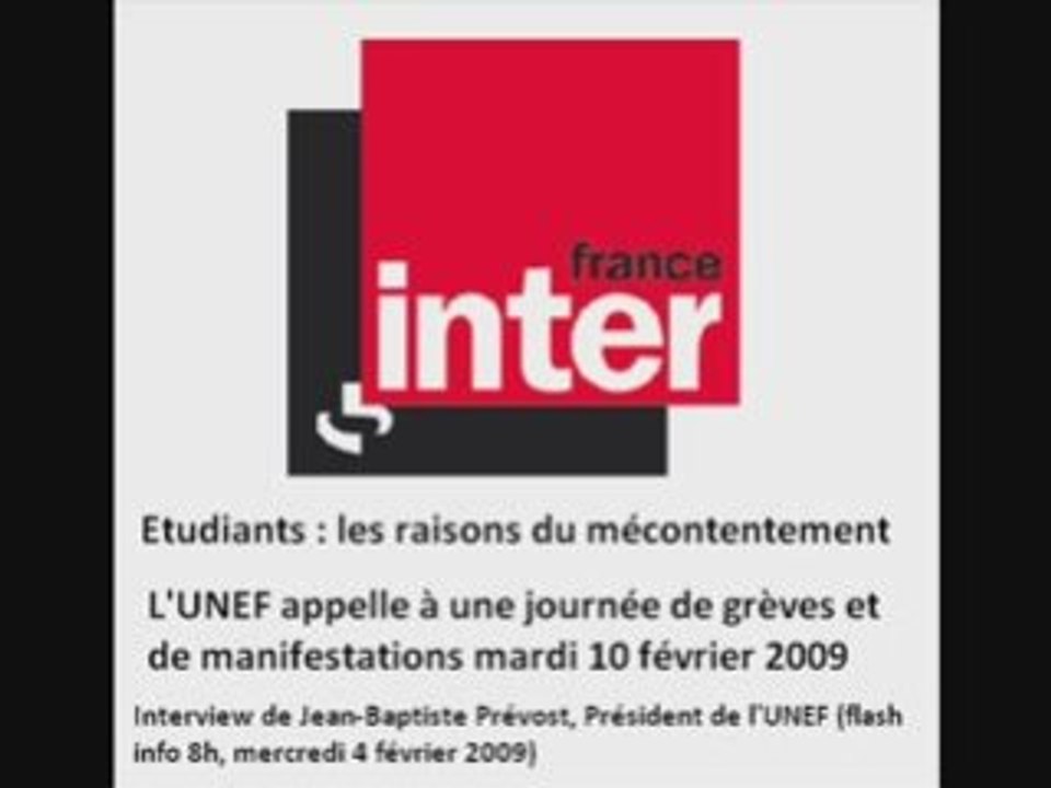 L'Unef appelle à faire grève et manifester le 10 février