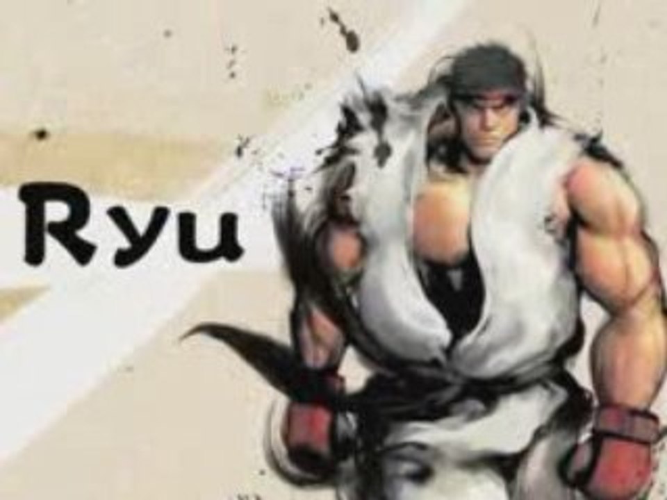 Street Fighter IV trailer tout les perso