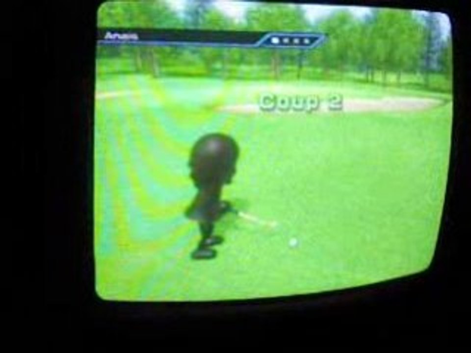 Anais au golf