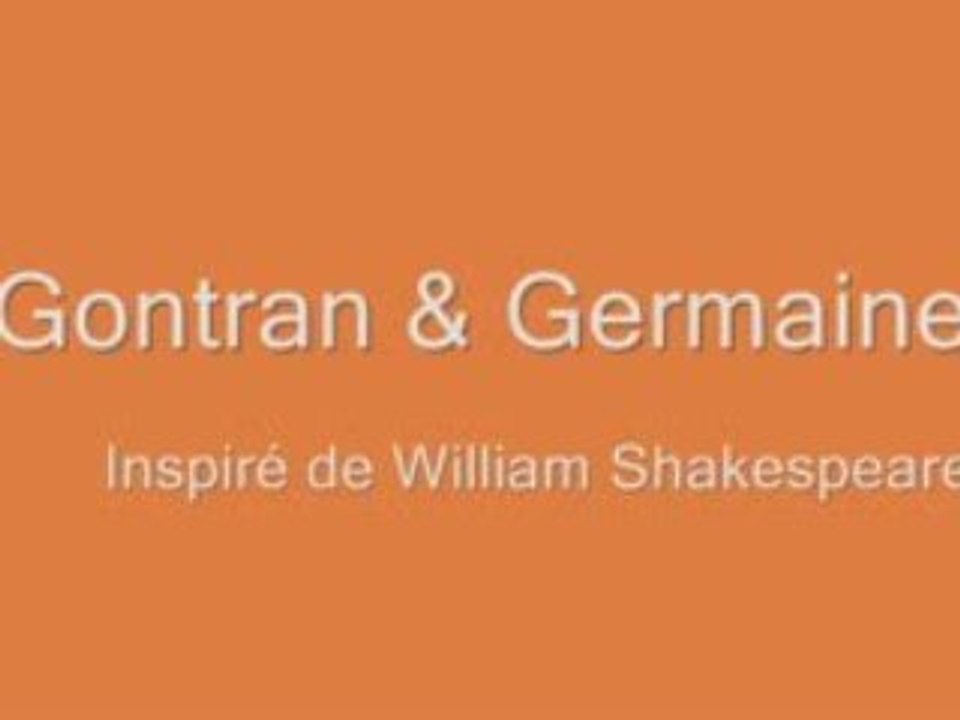 Gontran et Germaine par la 3°3 !!!