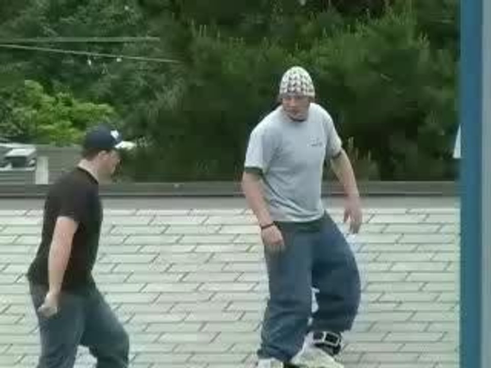 Chute en roller