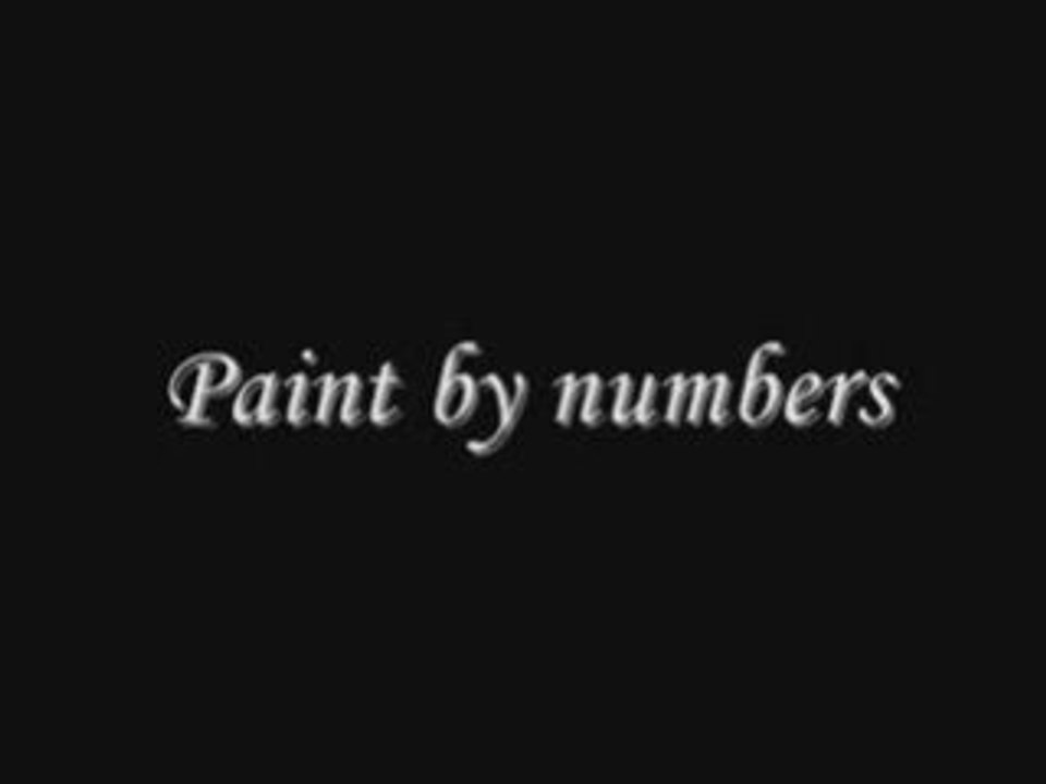 Paint by numbers (Chris Kenner)