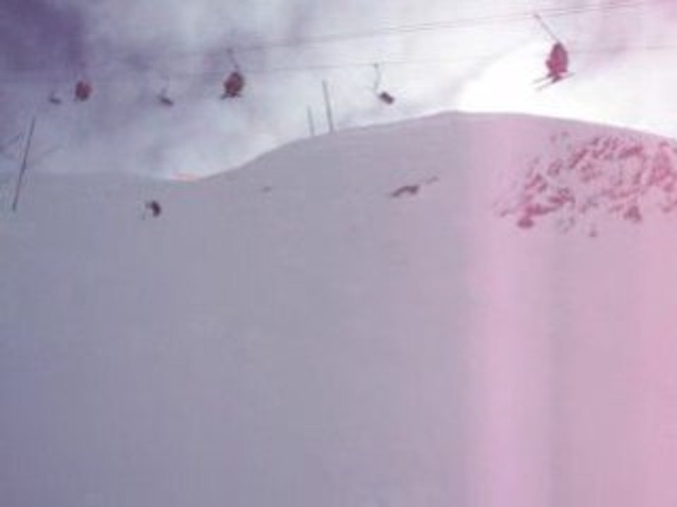 MONOSKI Descente de la mort pente 85%