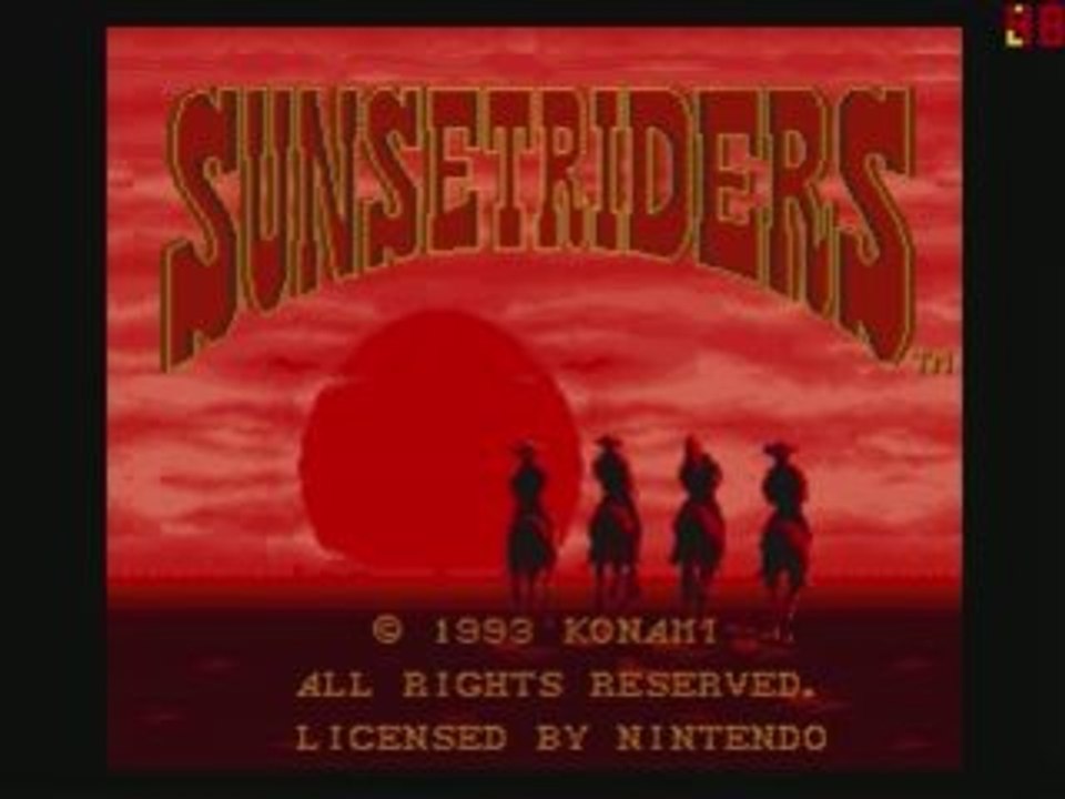 Sunset riders (gameplay) snes