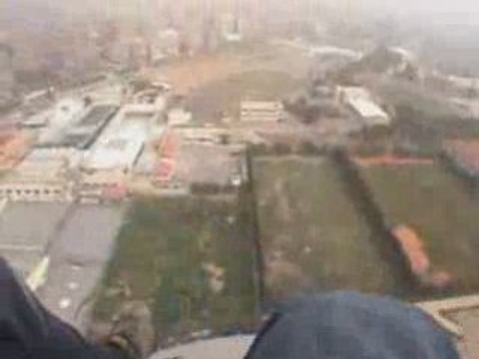 1er vol en paramoteur sur Damas (Syrie)