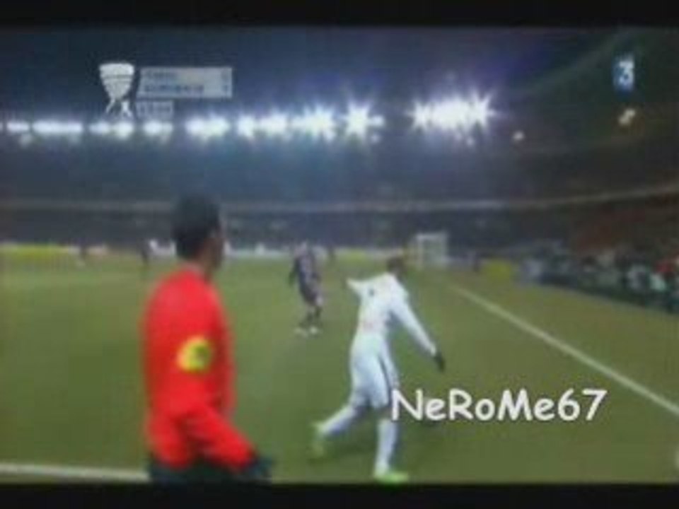 psg bordeaux Kezman jette son maillot 05/02/09