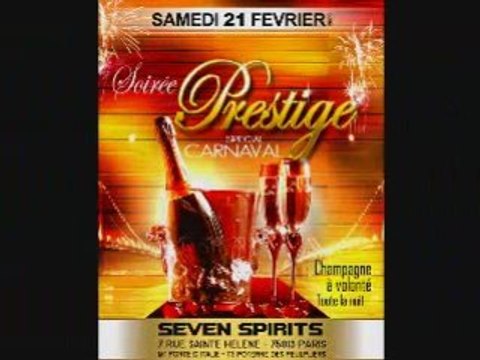 Promo Soirée Prestige du Carnaval - Samedi 21 Février 2009