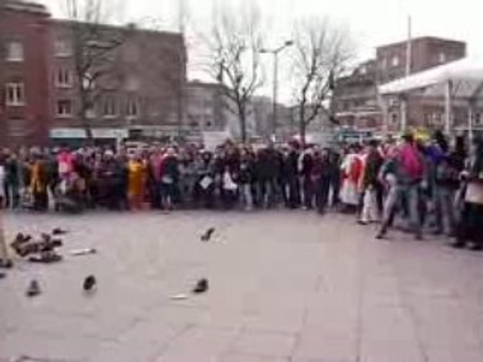 Lancer de chaussure sur la réforme PECRESSE Ulco dunkerque 2