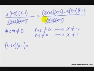 Matematica; Esercizi Equazioni Primo Grado Numeriche Fratte