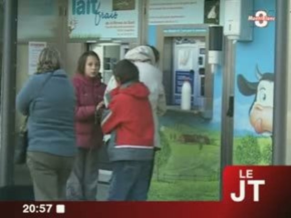 Annecy-le-Vieux : Nouveau distributeur automatique de lait