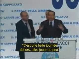 Berlusconi provoque une mini-crise avec l'Argentine (VOSTF)