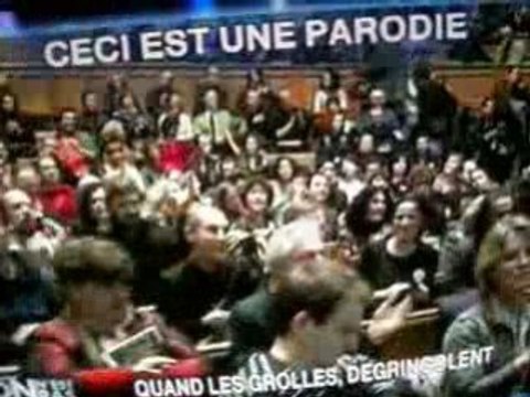 Parodie de chanson de chantal goya - lancer de grolles