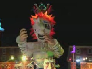 Carnaval nice 2009 arrivée Roi