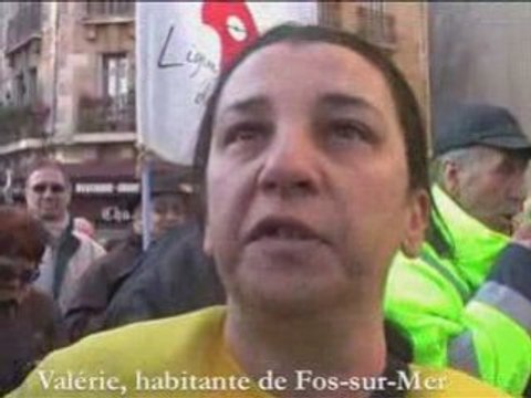 Manifestation contre l'Incinérateur de Fos-sur-Mer