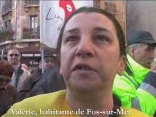 Manifestation contre l'Incinérateur de Fos-sur-Mer