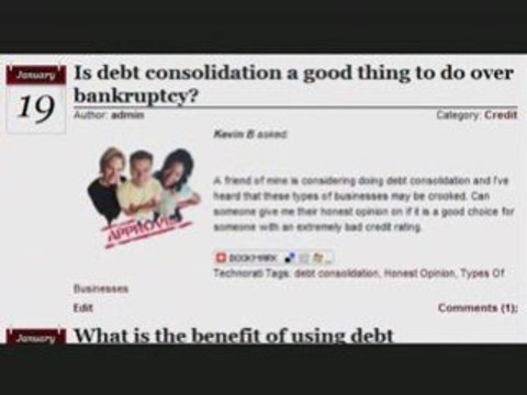Consolidation loans and debt consolidation finance