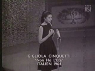 Eurovision 1964 Italy(Winner) Gigliola Cinquetti